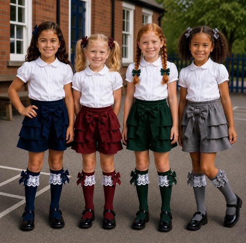 Girls school skort - girls, frills