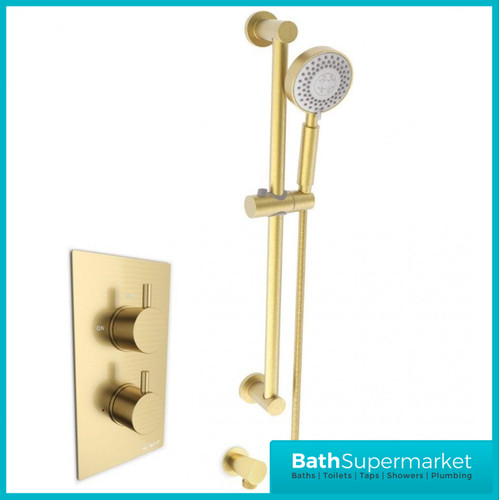 Brushed brass concealed - brushed,