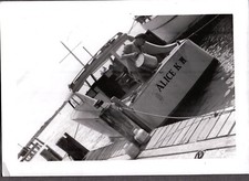 VINTAGE PHOTOGRAPH 1951 OIL/GAS BOAT CABIN CRUISER FISHING MEN'S FASHION PHOTO