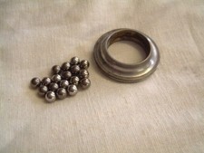 HONDA CB400/4 CB400F STEERING RACE BEARING RING & BALL BEARINGS - 53211-268-000
