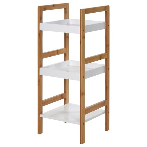 Bamboo storage rack with - rack,