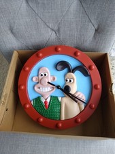 Vintage Wallace and Gromit Wall Clock WESCO 1997 Fully Working