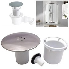 115mm Shower Drain Cover Tray Waste No blocking Trap Plug Hole Cover Replacement
