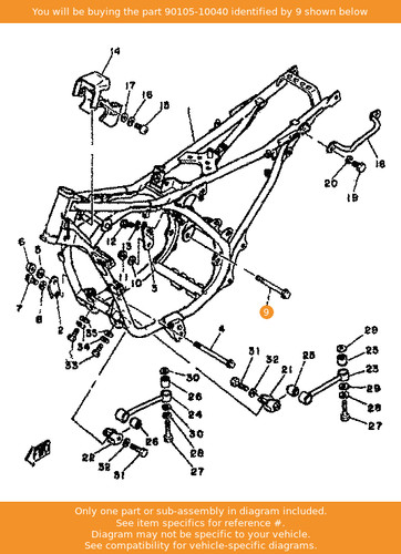 Yamaha bolt washer based - washer,