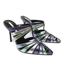 Zara Metallic Snake Print Faux