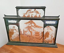 Vintage Chinese Cork Carving