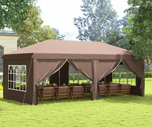Brown rectangle marquee gazebo - rectangle,