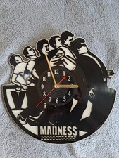 Madness Laser Cut Vinyl LP Wall Clock With White Backboard