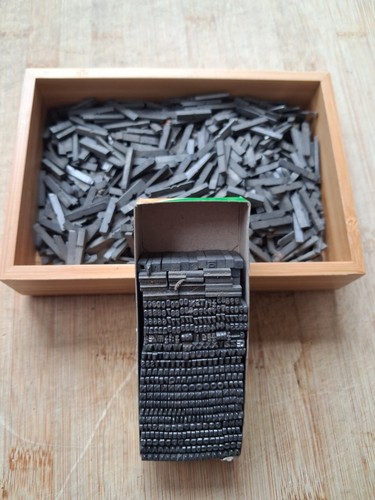 Metal letterpress printers - metal,
