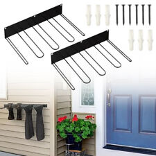 2Pcs Wall Mounted Boot Rack Metal Wader Hanger Shoe Rack for Closet Riding Boots