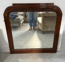 Vintage French Carved Mahogany