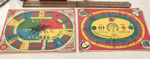 Vintage game boards - game, boards,