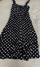 Zara Polka Dot Button Front