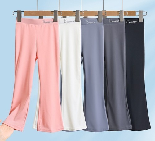 Girls solid flared legging - girls,