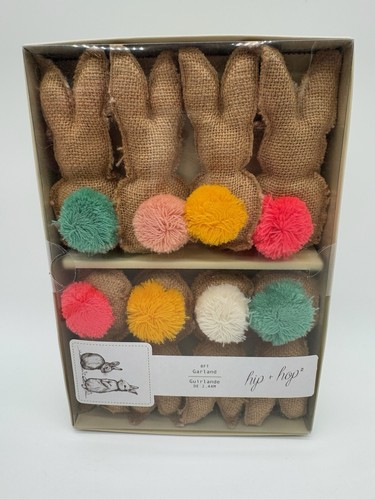 Easter bunny garland burlap - easter, &