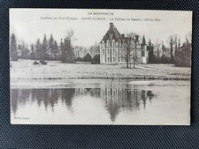 Old postcard 14 Saint-Hymer - Le Château de Gassart - Côté du Parc