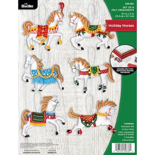 Bucilla felt ornaments - felt,