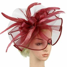 Flower Feather Hair Hat