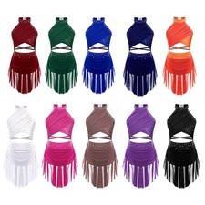 Girls Rhinestones Backless