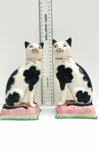Pair antique staffordshire - pair,