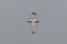 Victorian Silver Cross Pendant