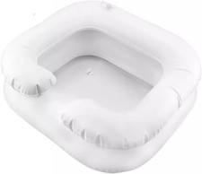 Inflatable Hair WASH Basin | Free Pump | Shampoo Bathing AID | WASH Hair in Bed