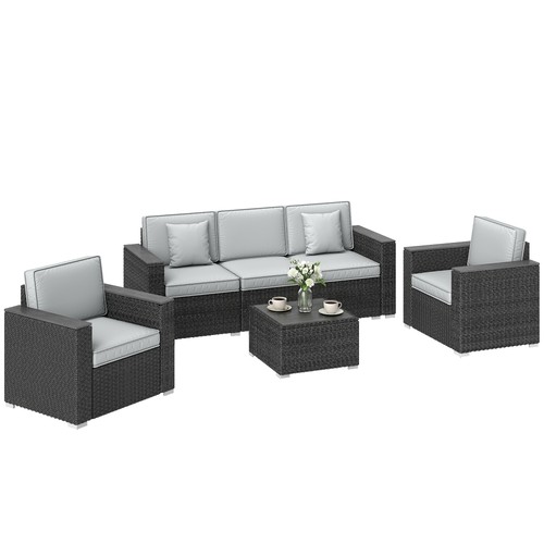 Outsunny rattan garden - rattan,