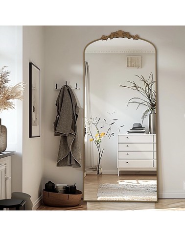 Filigree floor mirror - floor, full