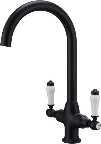 Traditional matte black twin - traditional,