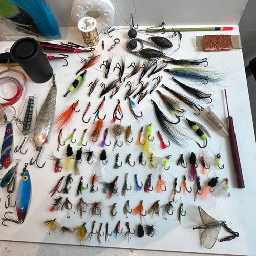 Vintage salmon and trout flies - salmon,