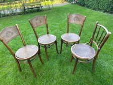 A set of 4 Bentwood bistro