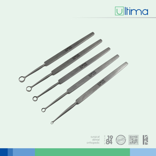 Fox dermal curette - dermal, 3mm