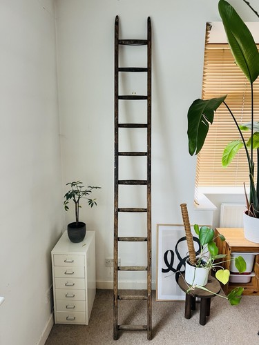 Antique wooden ladder - antique,