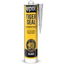 U-POL TIGER SEAL BLACK TIGERSEAL PU SEALER ADHESIVE SEALANT SEAM BADGE TRIM GLUE