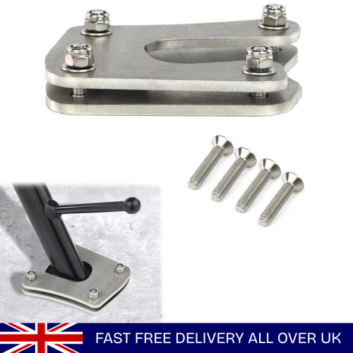 Motorbike side stand enlarge - side,