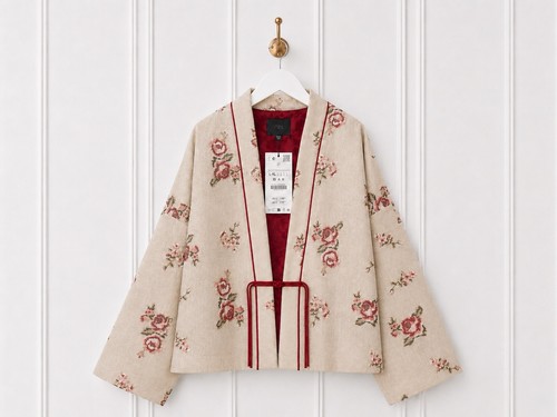 Bnwt zara floral embroidered - zara,