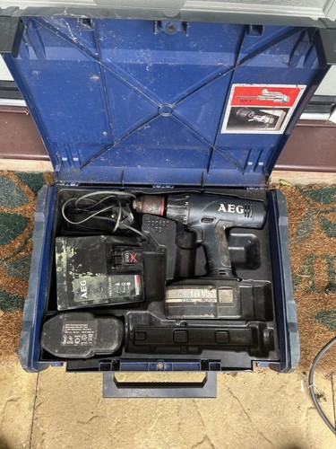 Aeg 18v cordless drill with - cordless, 2