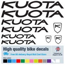 Kuota bike labels / decals /