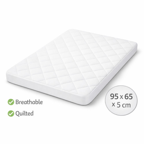 Travel cot mattress - mattress, quilted