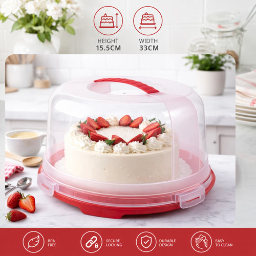 Large cake carrier with lid - carrier,