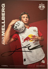 John Mellberg, RB Salzburg, sign. AK 2025/26 *SCHWEDEN*