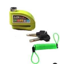 Bike Motorbike Motorcycle Scooter Motion Alarm Disc Lock Brake 110DB - Yellow