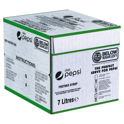 7ltr diet pepsi bag box - 7ltr,