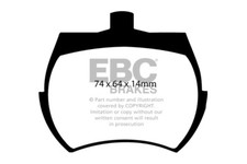 EBC Bluestuff Front Brake Pads for Vanden Plas Princess 1100 1.1 (64 > 68)