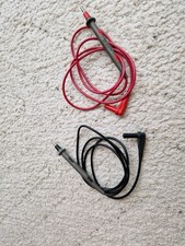 Fluke Multimeter Test Leads Electrical Test Probes, Black & Red, 1000v 10A