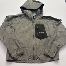 Simms Jacket Mens Medium Gray