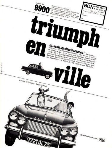 1965 triumph herald - triumph, super