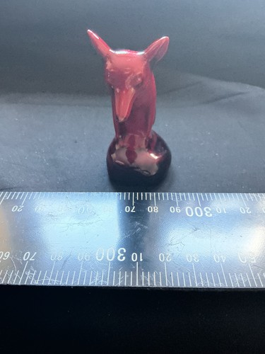 Royal doulton flambé red fox - flambé,