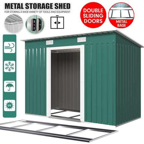 Metal garden shed 4ft - metal, 8