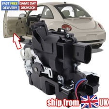 UK Front Left Door Lock Actuator Mechanism For VW Golf MK4 Bora Passat B5 T5 T6